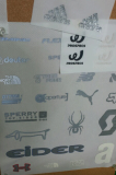 Custom brand logo silicone label 